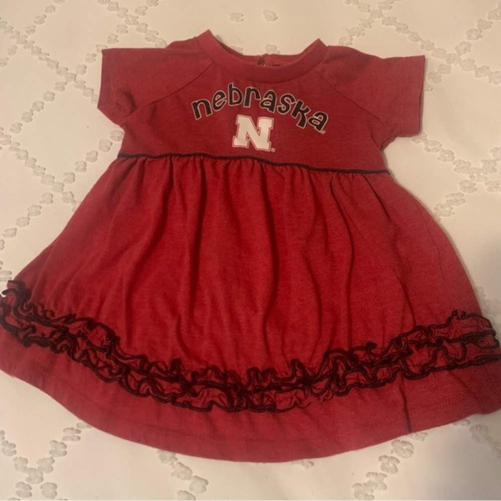 Colosseum Nebraska Cornhuskers Red Dress Infant size 3-6 months